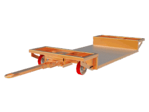 Link Caster Steer Low Tugger Cart