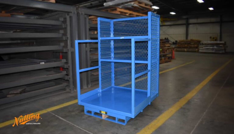 Order Picker Platform with Shelves