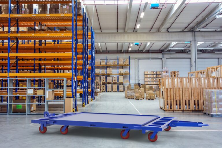 Warehouse Mother Daughter Tugger Cart