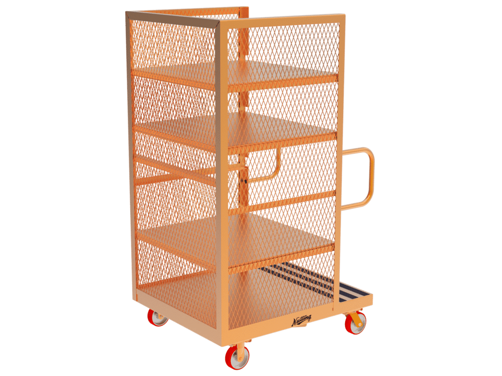 Order Picker Carts with Adjustable Shelves by Nutting Carts and Trailers