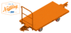 Tugger Cart with Steel Deck and Push Handle