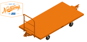 48x96 Caster Steer Tugger Cart - 2,000 lb Capacity