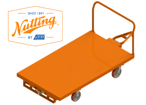 Order Picking Platform Trailer 42x72 Caster Steering