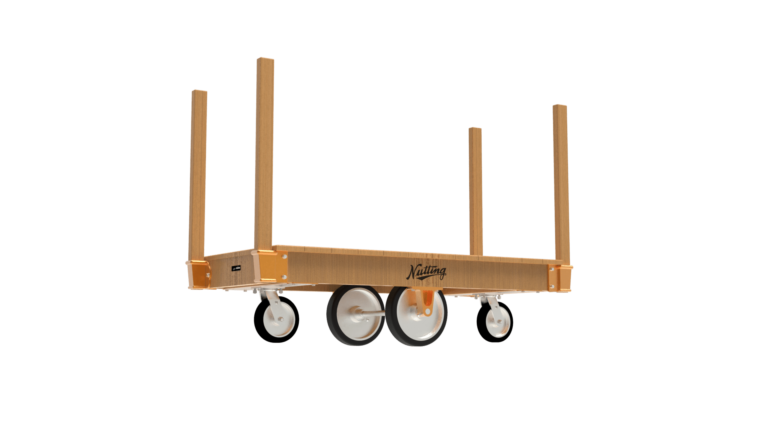 Wood Deck U Boat Cart