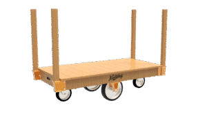 Heavy Duty Tilt Style Wood Deck Platform Truck