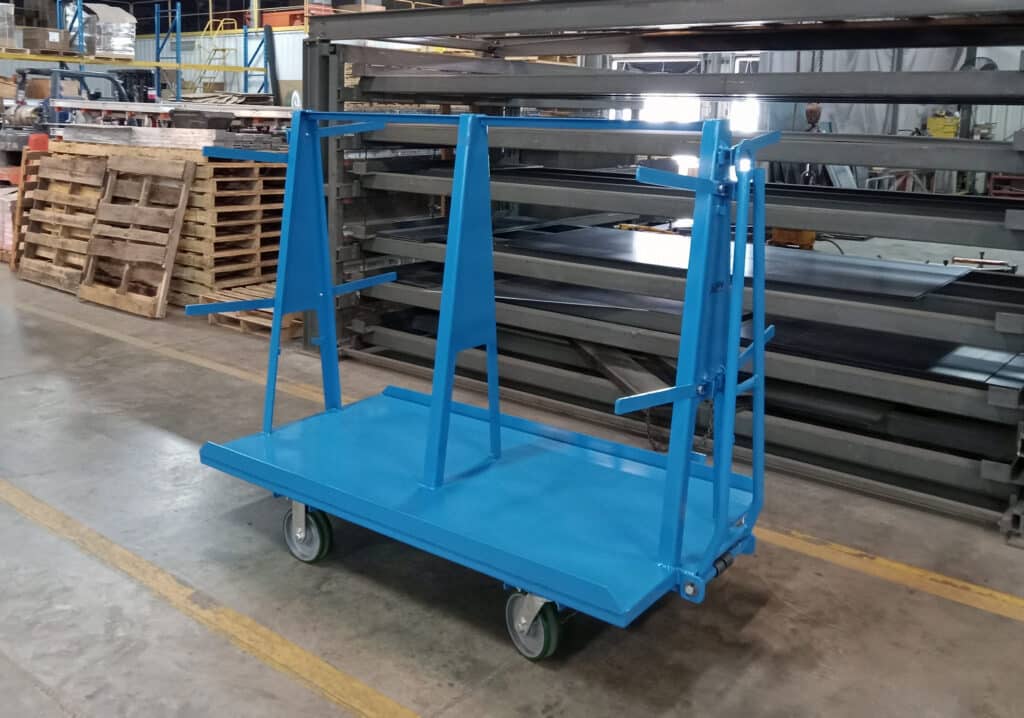 A Frame Cart with Rack