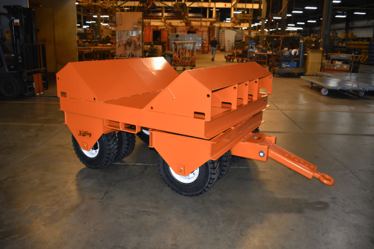 Heavy Duty Coil Cart with Solid Pneumatic Tires