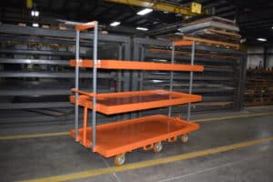 Adjustable Shelf Tugger Cart