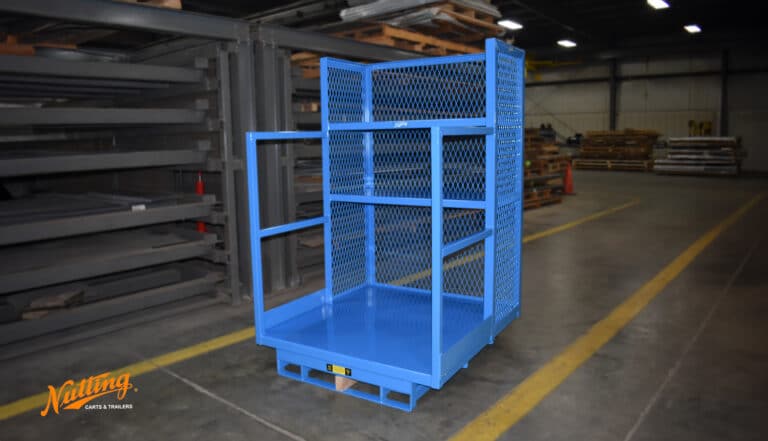 Steel Deck Order Picker Cart