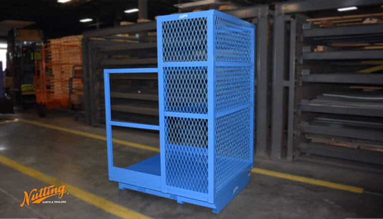 Steel Deck Order Picker Cart