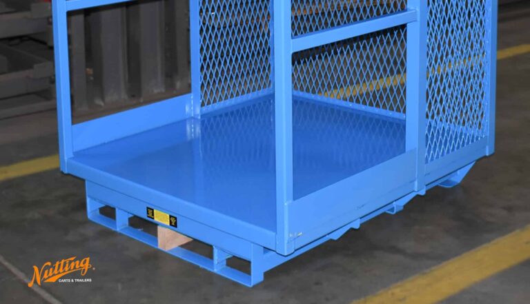 Steel Deck Order Picker Cart