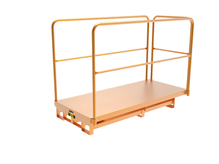 32x72 steel order picking platform