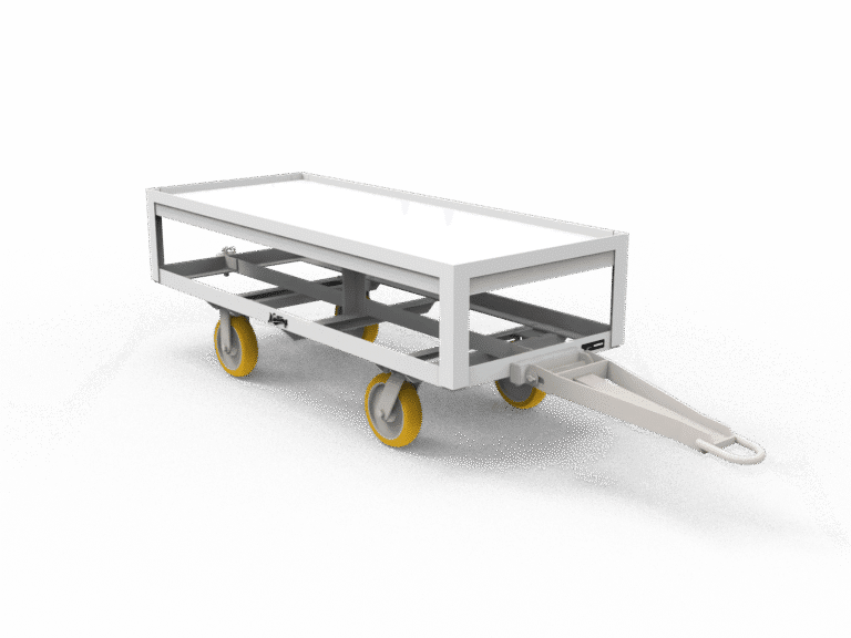 ergonomic deck cart