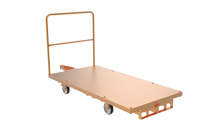 48x96 order picker trailer for electric order picker and electric tugger