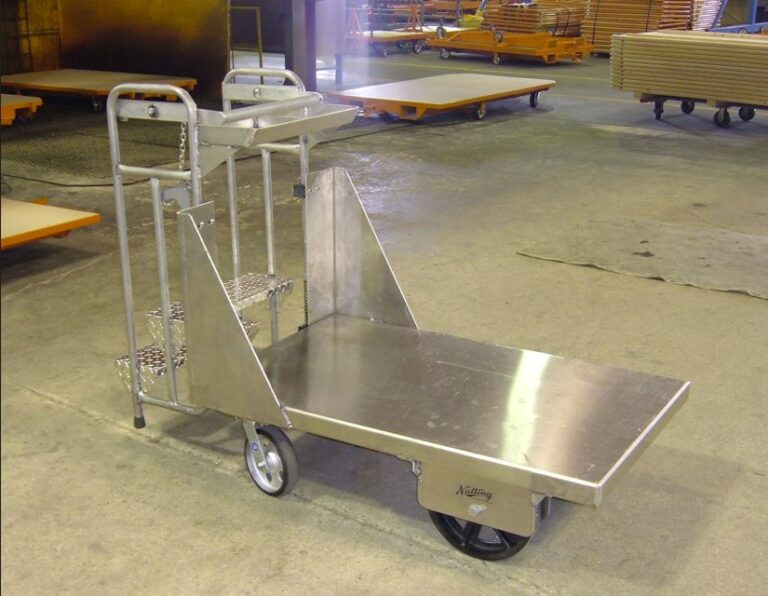 aluminum ladder cart