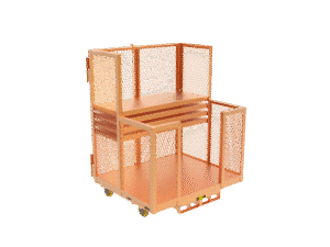 order picking cart with shelves