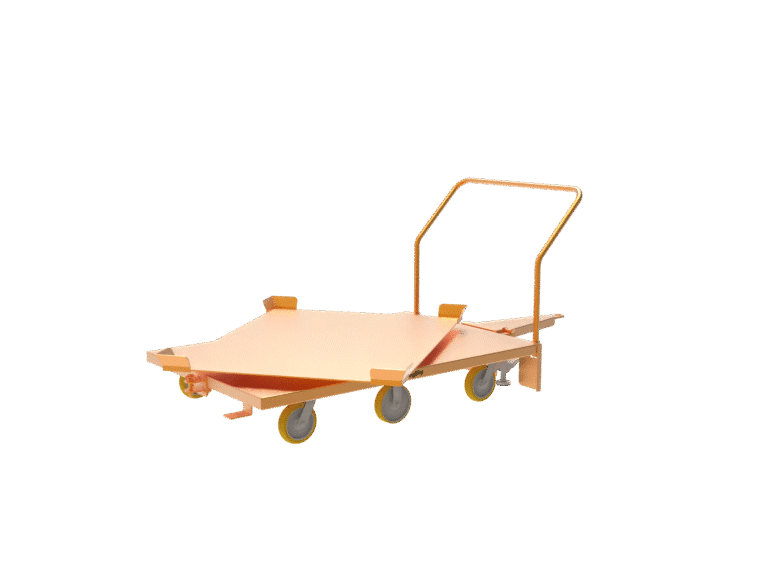 swivel deck cart