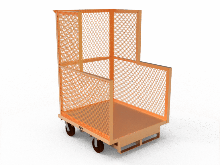 order picker cart with handle