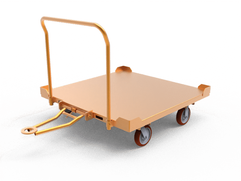towable pallet cart