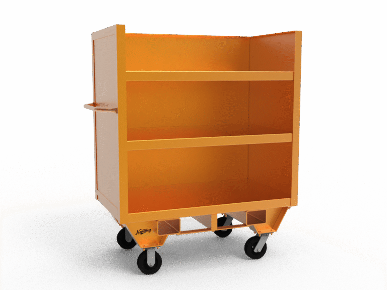aluminum shelf cart