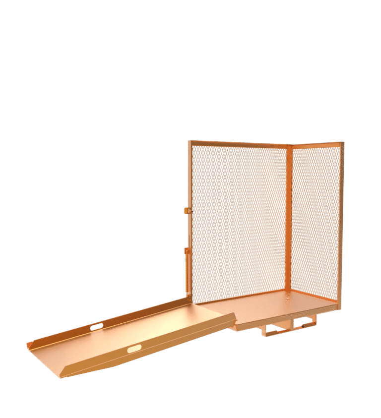 order picker cart with ramp