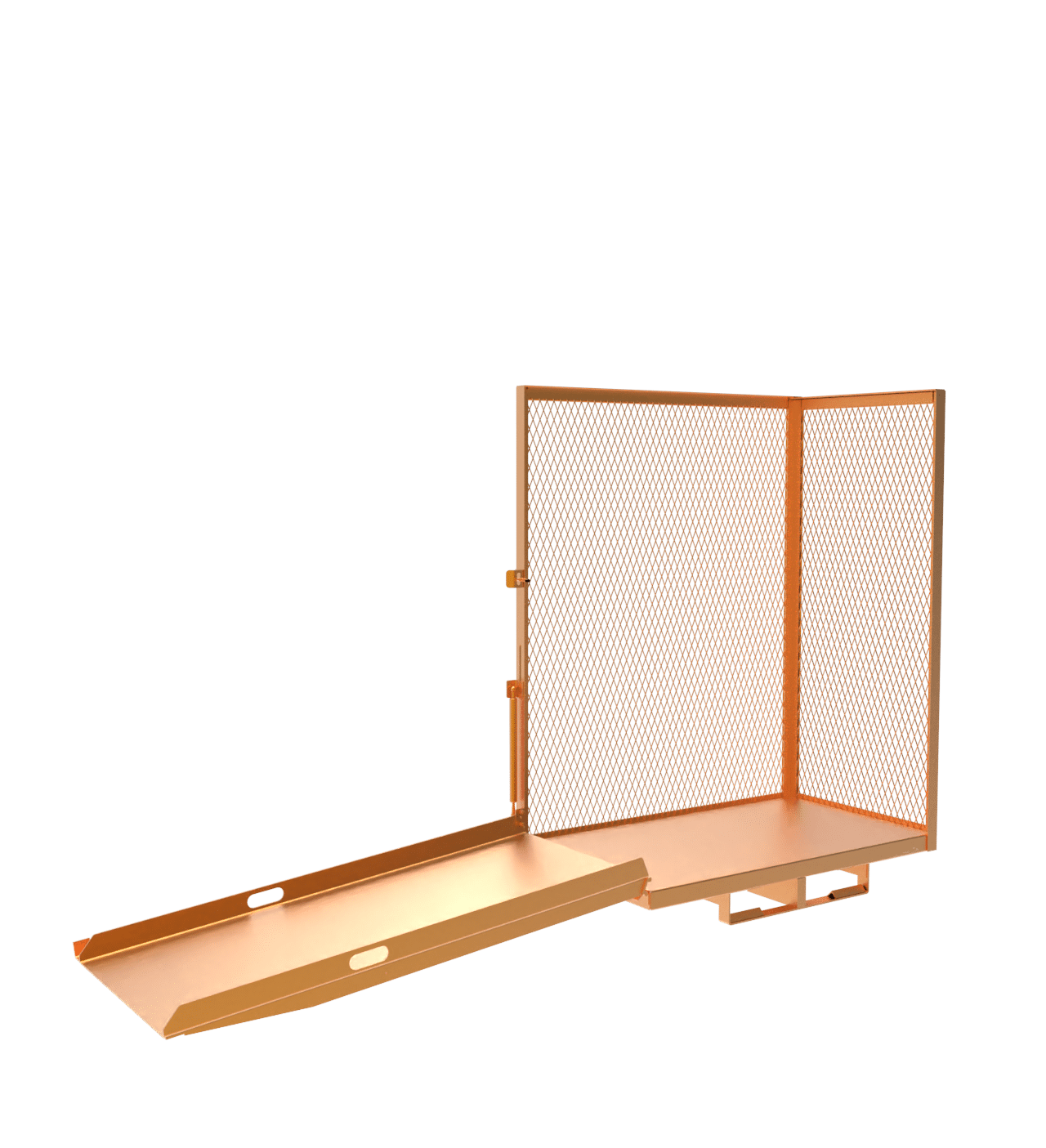 order picker cart with ramp