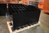 2000 lb capacity material presentation rack in electrical manufacturing facility