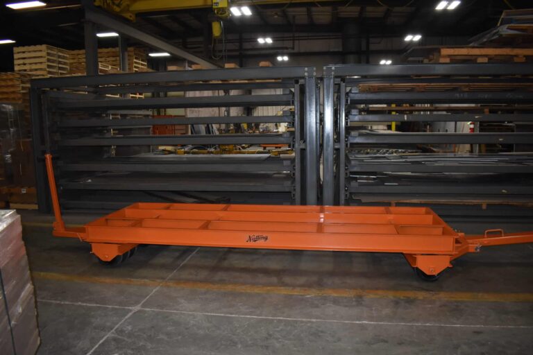 10000 lb capacity aerospace trailer with dual end steering