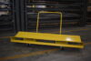 Z52-001-944 V-cradle coil cart seating a roll of packaging material