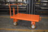 36 x 53 hybrid steer trailer with drawbar tongue and ergo poly wheels