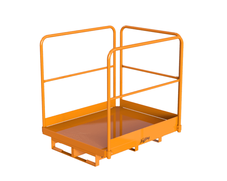● 40" x 48" Steel Order Picking Platform rated for 1,500 lb capacity
